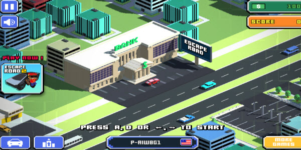 escape road screenshot