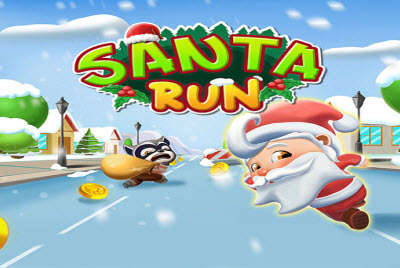 Santa Run Kit Santa Run - Play Online