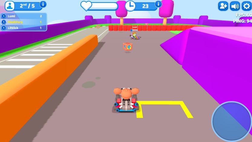 Smash Karts io Game Interface