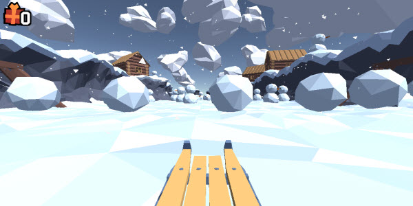 snow road 3d screenshot